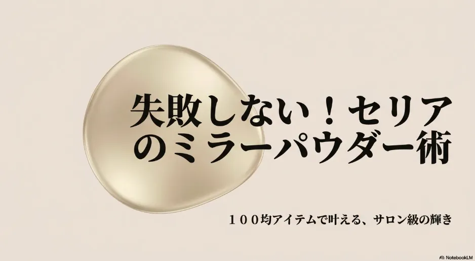 セリアのミラーパウダー徹底解説！失敗しない使い方とアレンジ