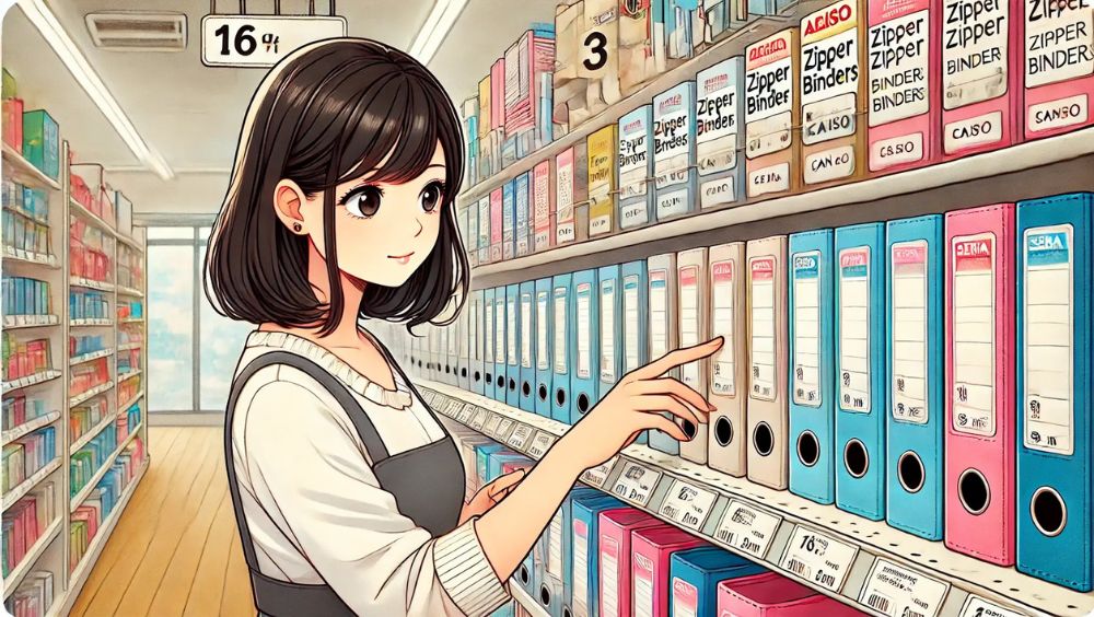 セリアの6リングファスナー ケースは売り切れでも代替品はある？