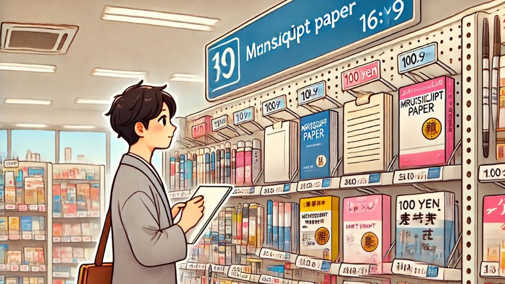 セリアの原稿用紙の種類と特徴！A4や漫画用も紹介