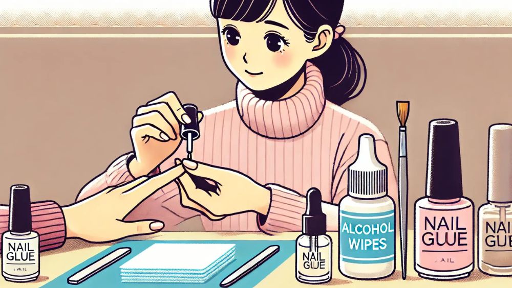 セリアのネイルグルーの使い方と注意点