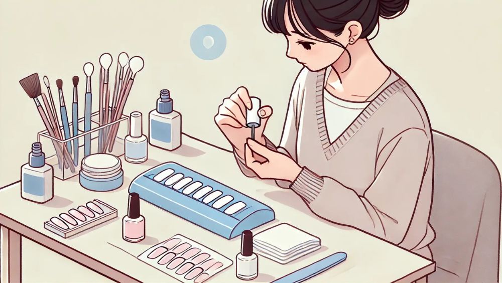 セリアのネイルチップの使い方と注意点