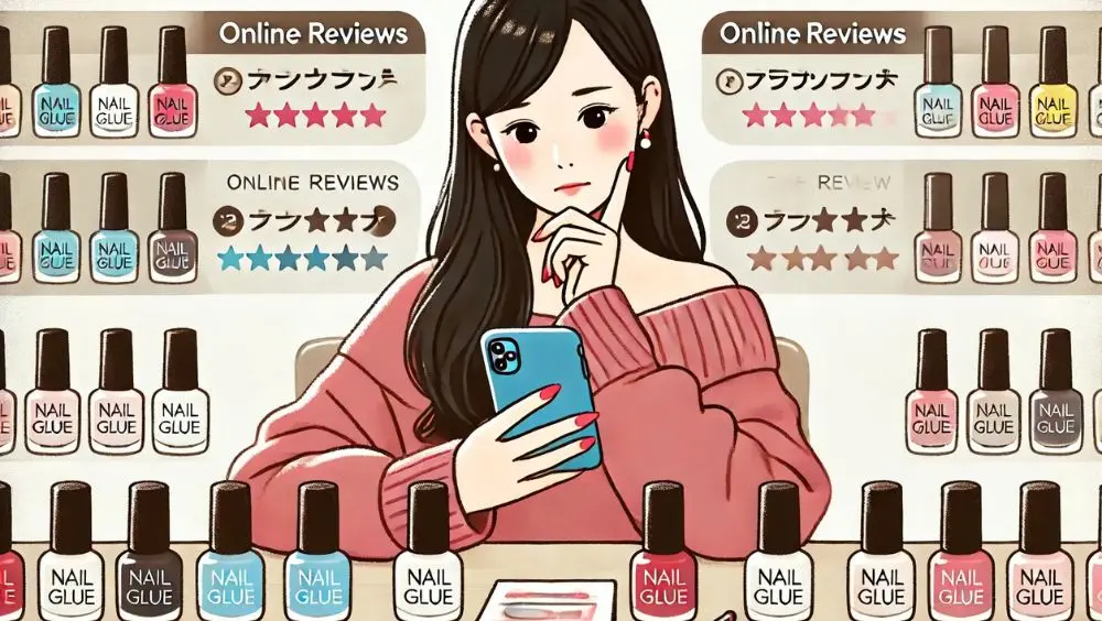 セリアのネイルグルーの口コミと購入前の注意点・正しい装着手順