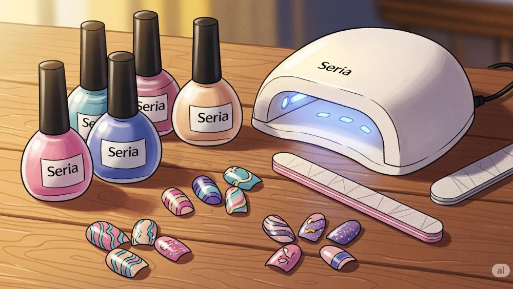 セリアのマグネットジェルでセルフネイル
