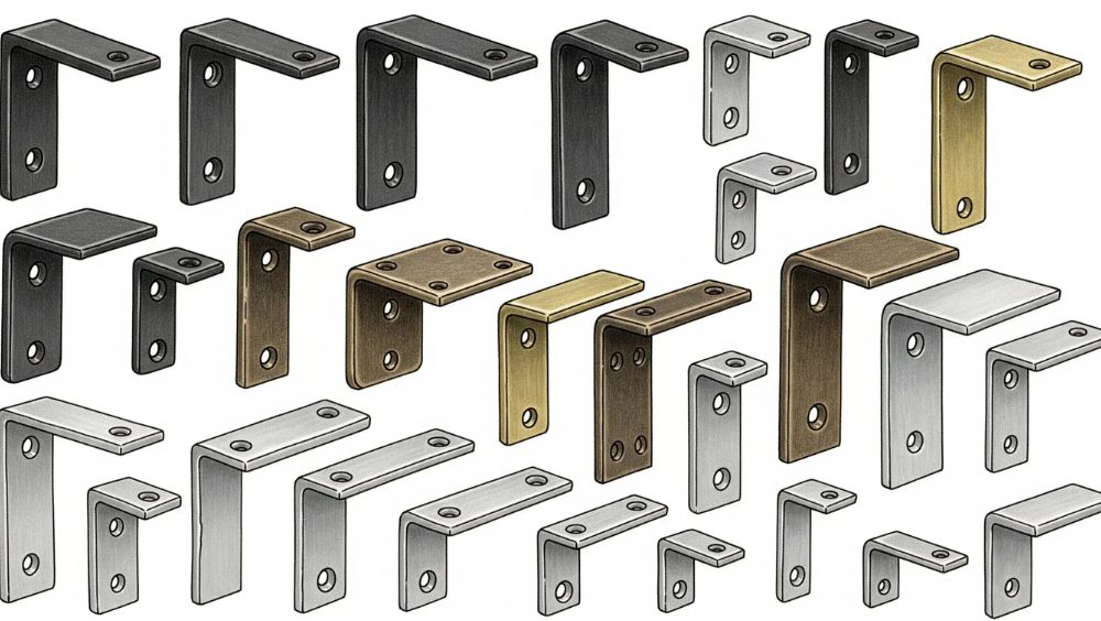 DIYに最適なセリアのL字金具の種類と特徴