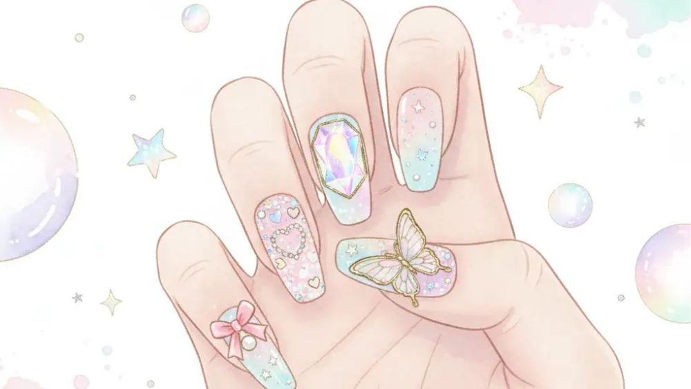 セリアのネイルパーツで指先を彩ろう