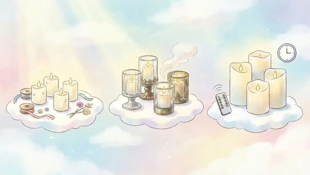 セリアのLEDキャンドル徹底比較！ダイソーやニトリとの違いは？