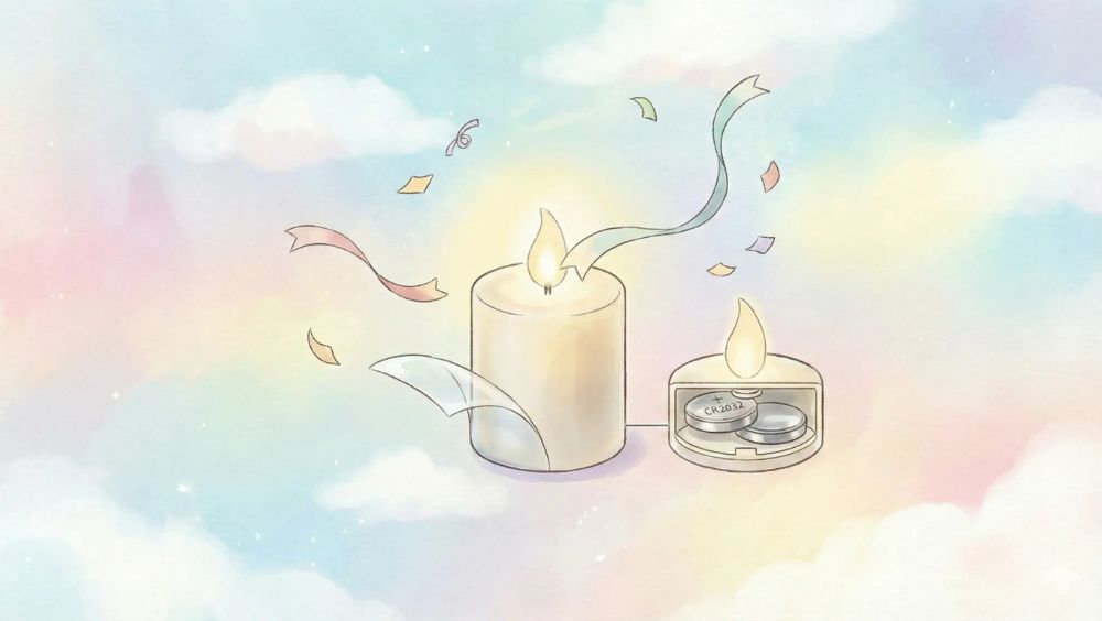 基本的なセリアのLEDキャンドルの仕様