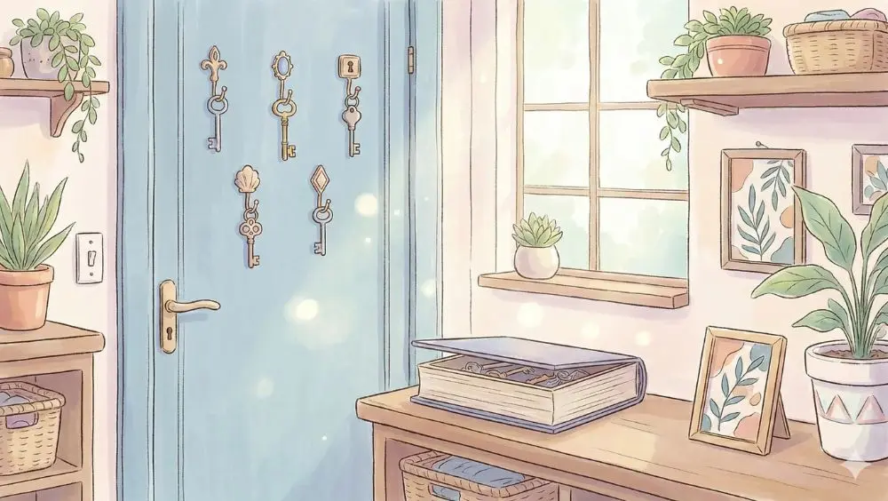 セリアで玄関の鍵収納！100均活用でおしゃれに整理整頓