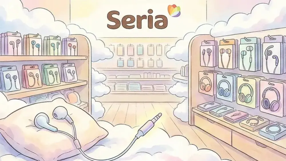 セリアのヘッドホン実機レビュー！有線や寝ホンの使い心地と売場解説