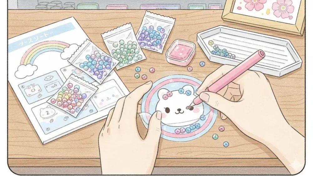 セリアのビーズアートシールの魅力