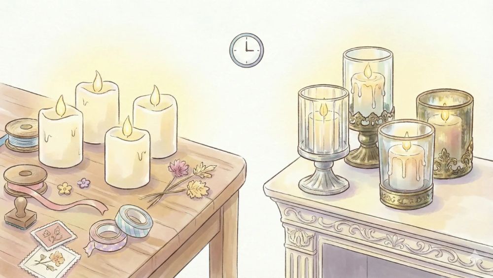 セリアのLEDキャンドルと他店を徹底比較