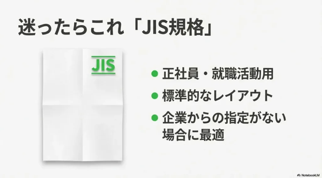 正社員・就職活動に最適な、標準的なレイアウトのJIS規格履歴書の解説