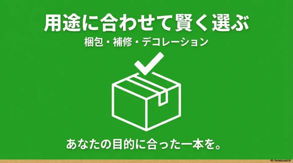 あなたの目的に合った一本を:梱包・補修・デコレーションに役立つセリアのテープ