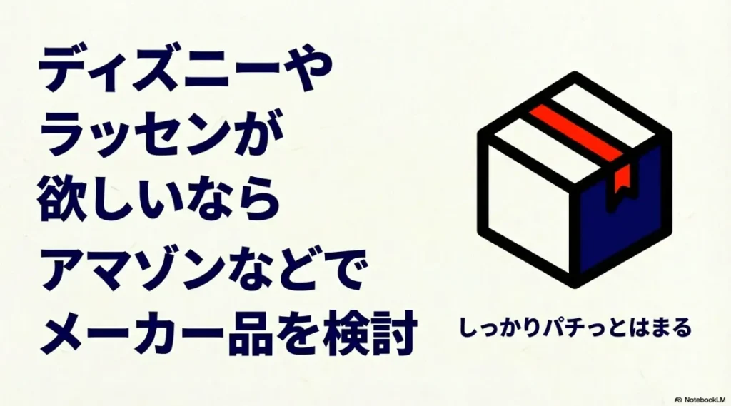 ディズニーやラッセンが欲しい場合はAmazon等でメーカー品を検討