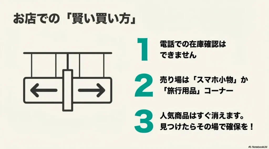 セリアの店舗での在庫確認ルールや、探すべき売り場コーナーをまとめたアドバイス