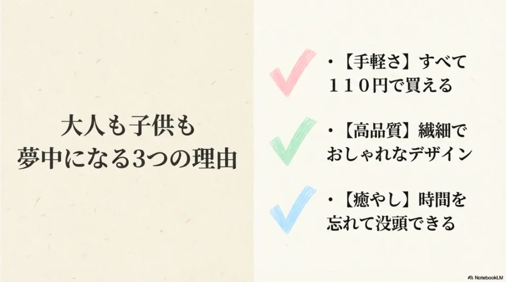 塗り絵に夢中になる3つの理由。手軽さ、高品質、癒やし