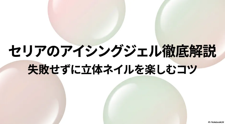 セリアのアイシングジェルで失敗しない！使い方とアレンジ術