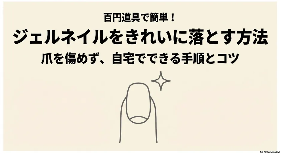 セリアでジェルネイルをオフ！簡単なやり方とおすすめ道具