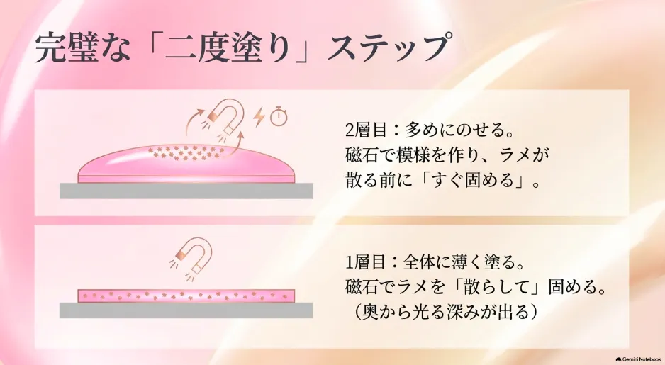 磁石の当て方と動かす角度の正解